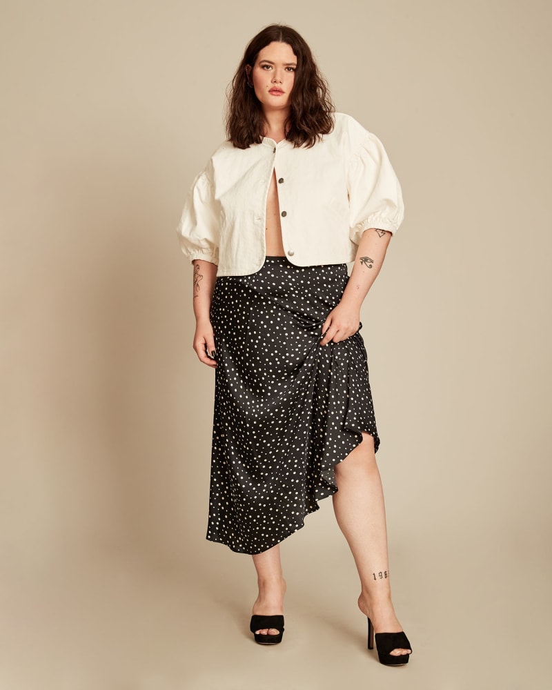 Vince polka dot skirt discount